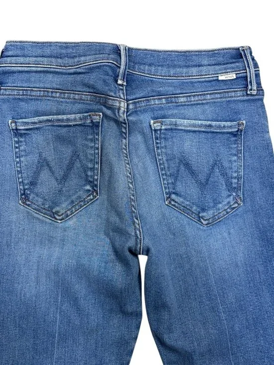MOTHER The Double Insider Heel Jeans Opposites Attract Bootcut Flare Size 28 - Picture 4 of 7